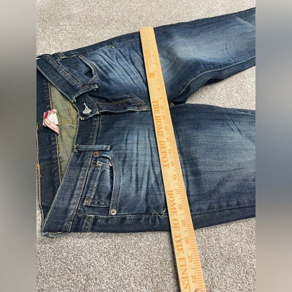 Lucky brand bootcut jeans womens sz 4/27 low rise blue Y2K rodeo western cowgirl - Picture 13 of 15